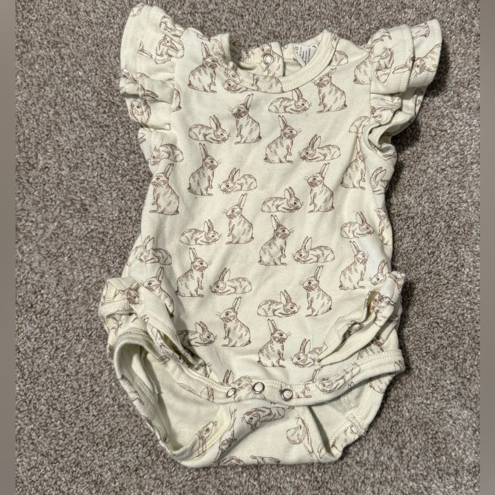 Kate Quinn Baby Bunny 6-12 Sleeper Onesie